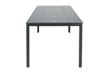 Tunis Stort Rektangulärt Matbord utomhus 205x90 cm i metall och plast - Svart - Products - Utemöbler & utemiljö - Utebord & trädgårdsbord - Matbord utomhus