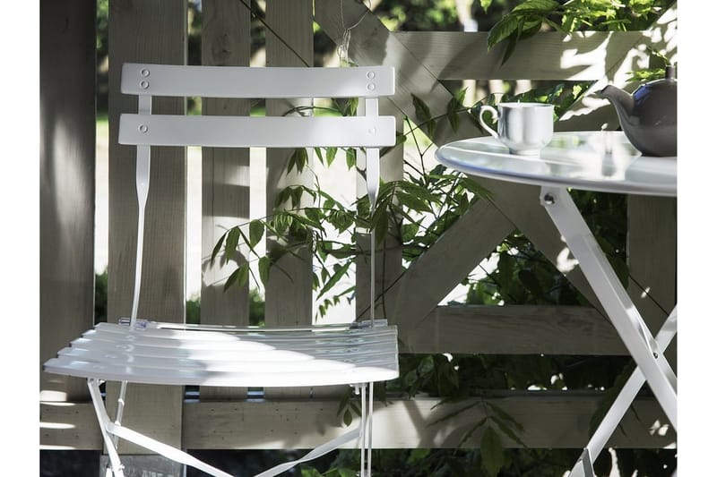 Fiori Balkongset 45,5 cm - Vit - Products - Utemöbler & utemiljö - Utegrupp - Cafegrupp & cafeset