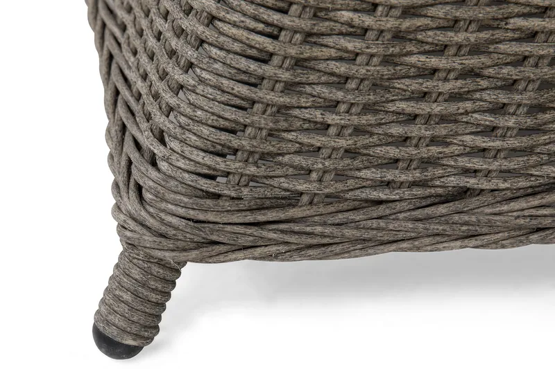 Marcus Matgrupp 140 Rund + 6 Light Fåtöljer m Dyna - Grå - Products - Utemöbler & utemiljö - Utegrupp - Matgrupp utomhus