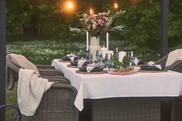 Marcus Matgrupp 200 + 6 Light Fåtöljer m Dyna - Grå - Products - Utemöbler & utemiljö - Utegrupp - Matgrupp utomhus