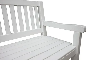 Rimforsa Trädgårdssoffa - Vitlaserad Furu - Products - Utemöbler & utemiljö - Utesoffa - Trädgårdssoffa