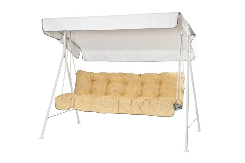 Riviera Komplett Hammock 190 cm - Vit/Gul - Products - Utemöbler & utemiljö - Utesoffa - Hammock