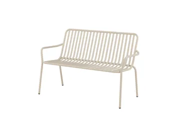 Peking Utebänk - Beige - Products - Utemöbler & utemiljö - Utesoffa - Trädgårdsbänk & utebänk