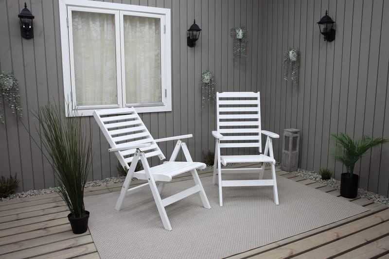 Grevie Positionsstol - Vit - Products - Utemöbler & utemiljö - Utestol & trädgårdsstol - Positionsstol