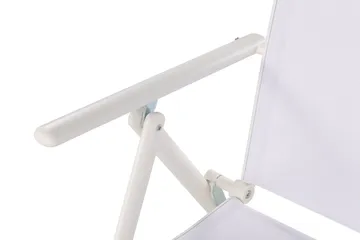 Maggie Vadderad Fällbar Positionsstol utomhus - Vit - Products - Utemöbler & utemiljö - Utestol & trädgårdsstol - Positionsstol