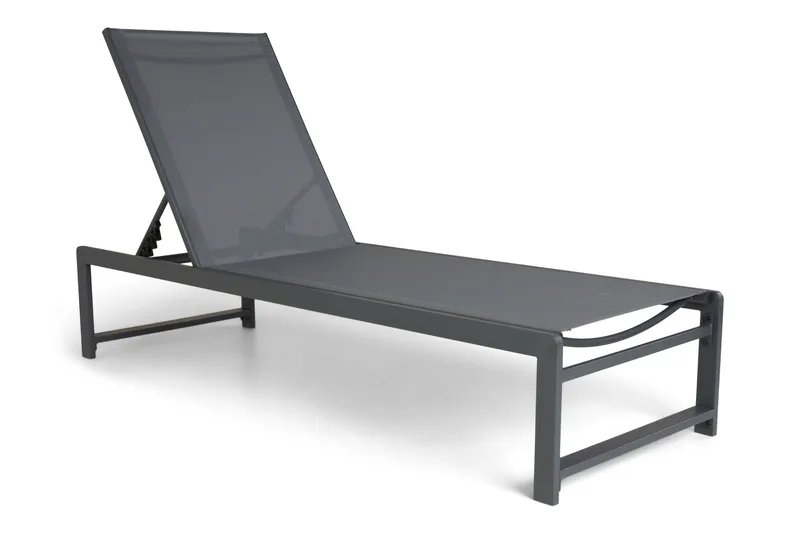 Sanna Solsäng Med Justerbart Ryggstöd - Svart - Products - Utemöbler & utemiljö - Utestol & trädgårdsstol - Solsäng & solvagn