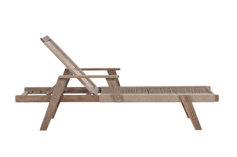 Little John Solstol 200x72 cm - Brun - Products - Utemöbler & utemiljö - Utestol & trädgårdsstol - Solstol