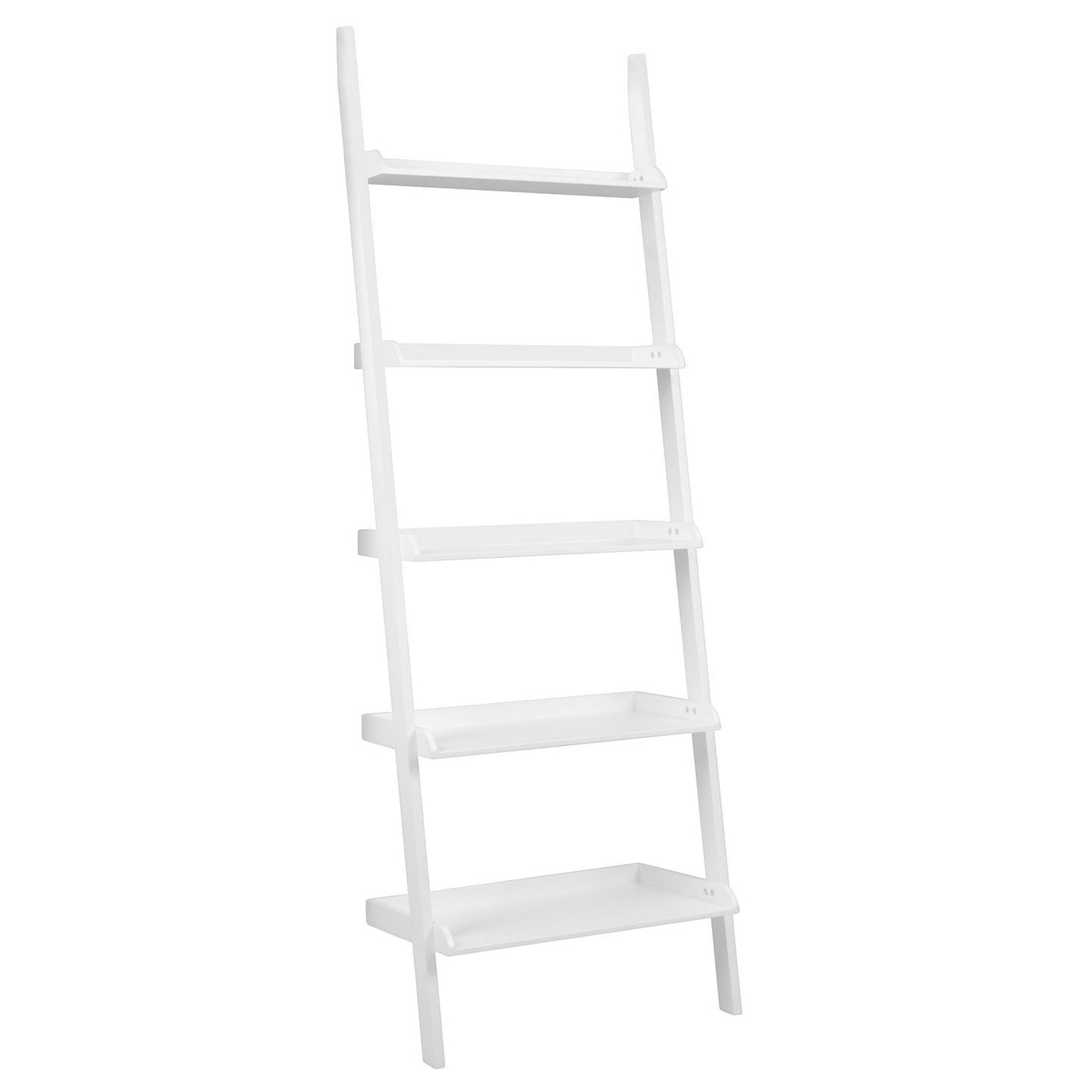 Wall stigehylle bred - hvitlakk - mdf