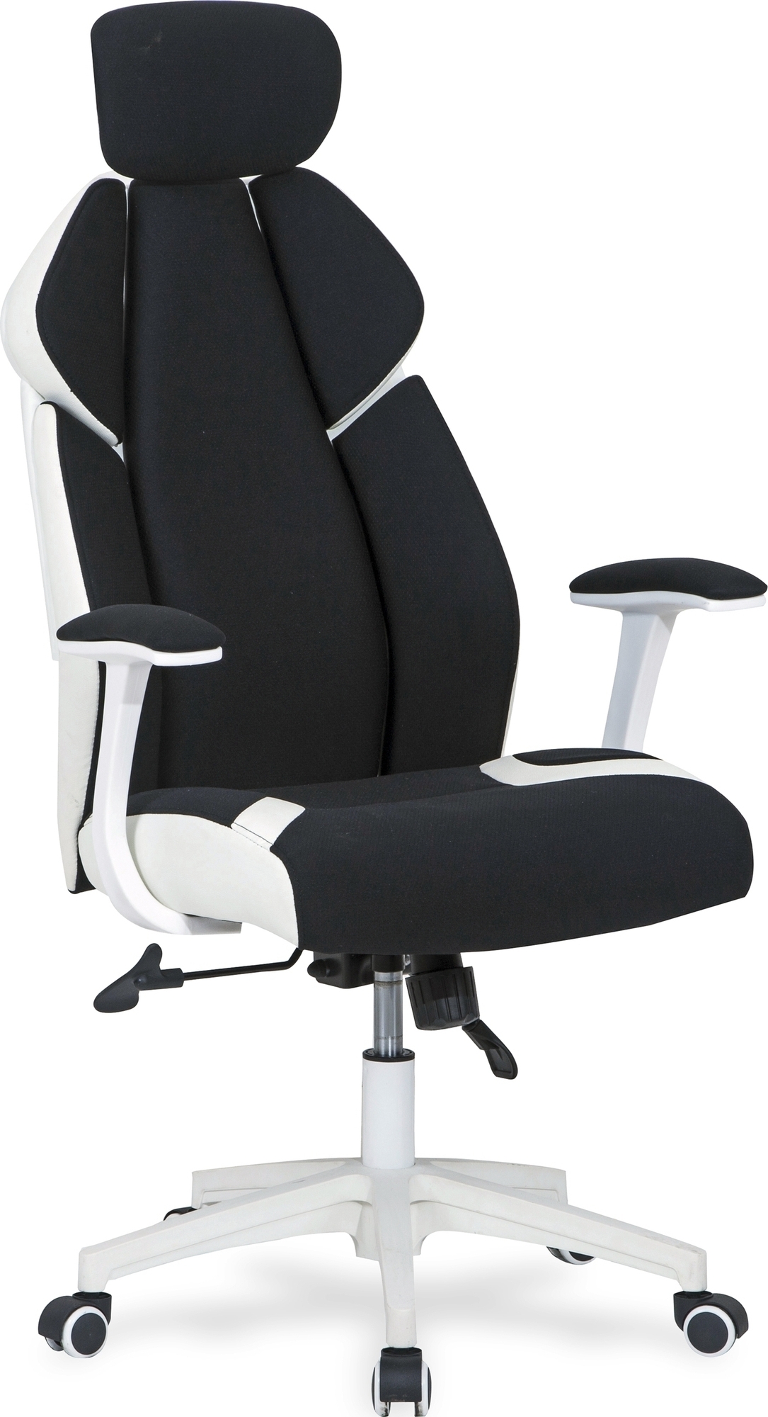 Erika kontorstol - Hvit/sort