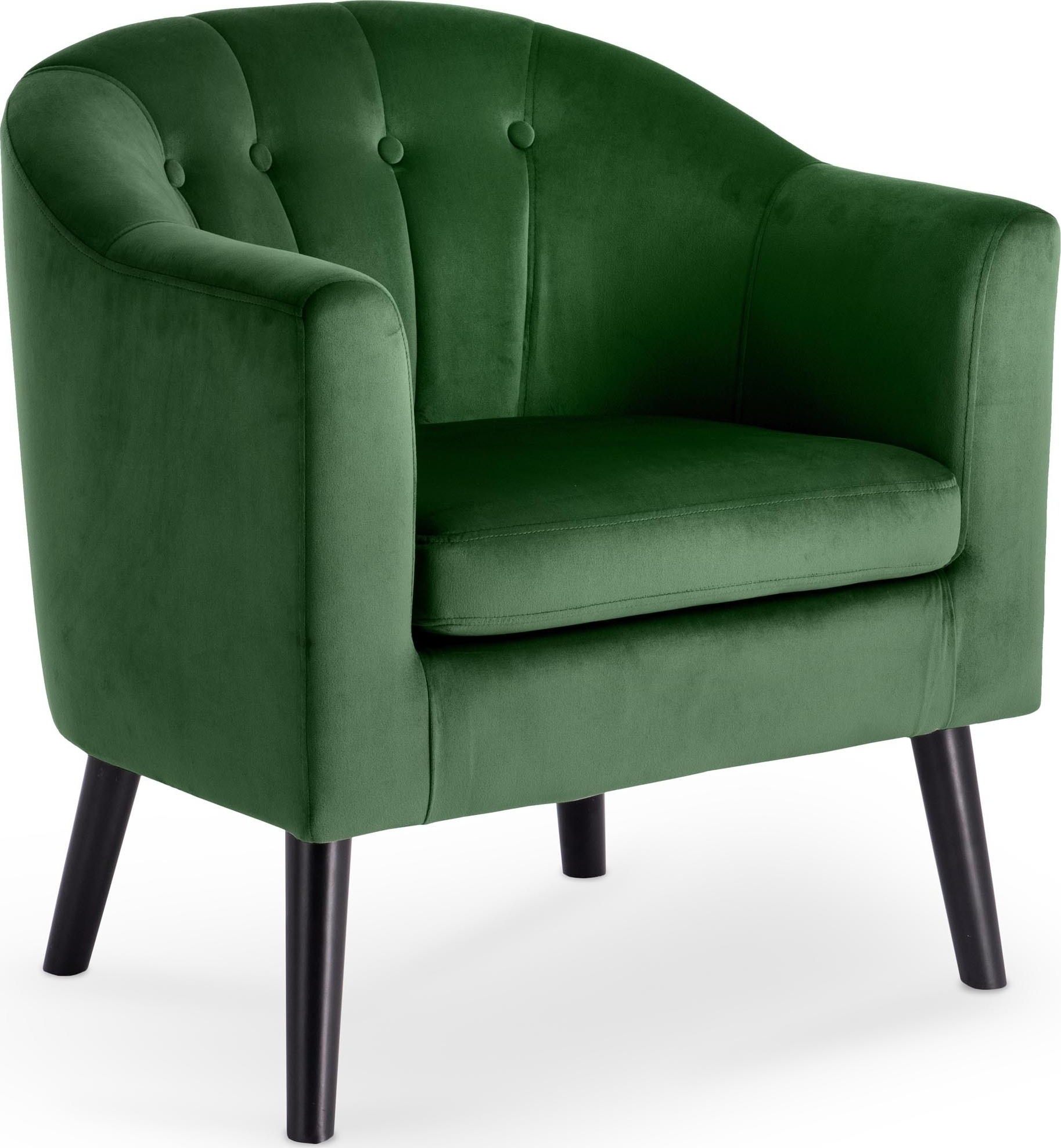 Aric lenestol - Mørk grønn/svart + Møbelrengjøring Aric lenestol - Mørk grønn/svart + Møbelrengjøring