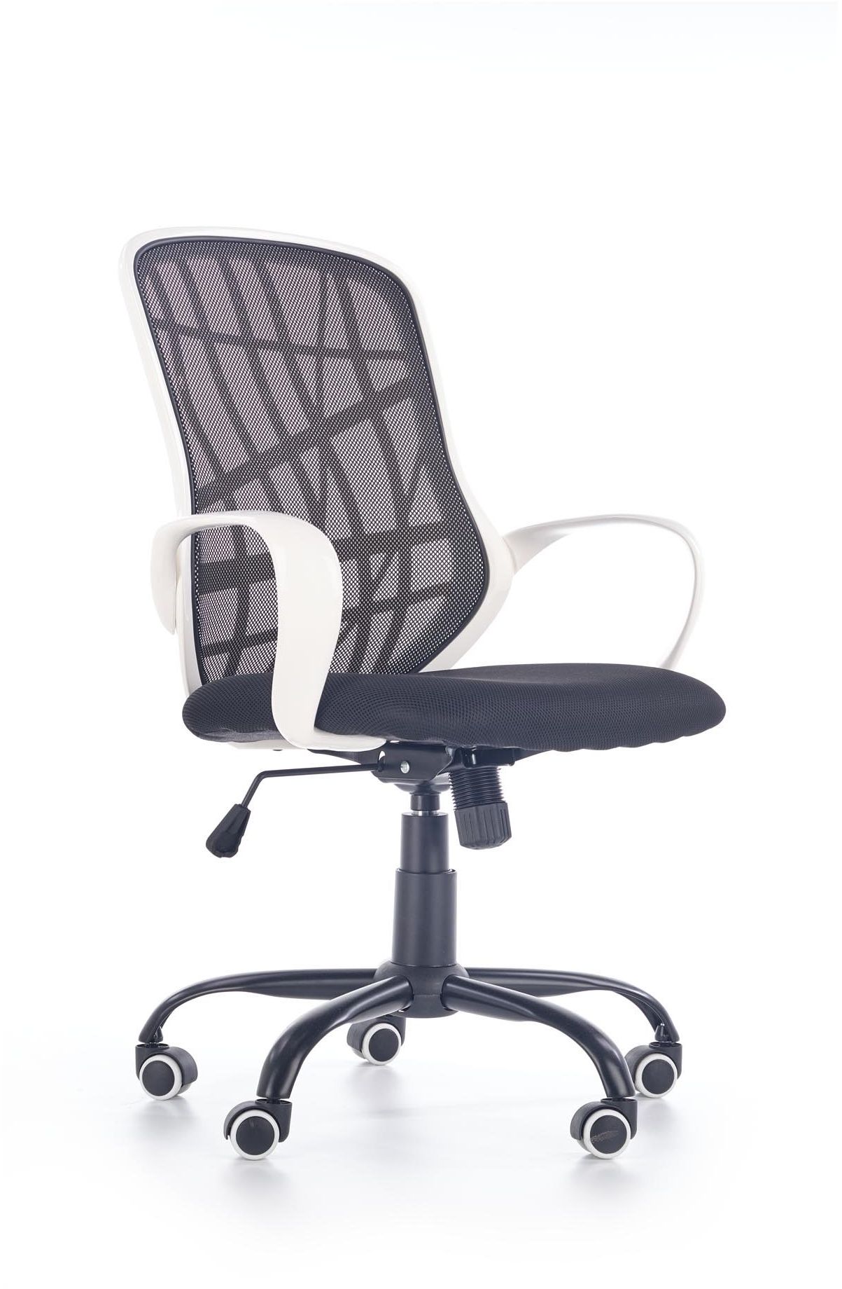 Evie Kontorstol - Svart/Hvit