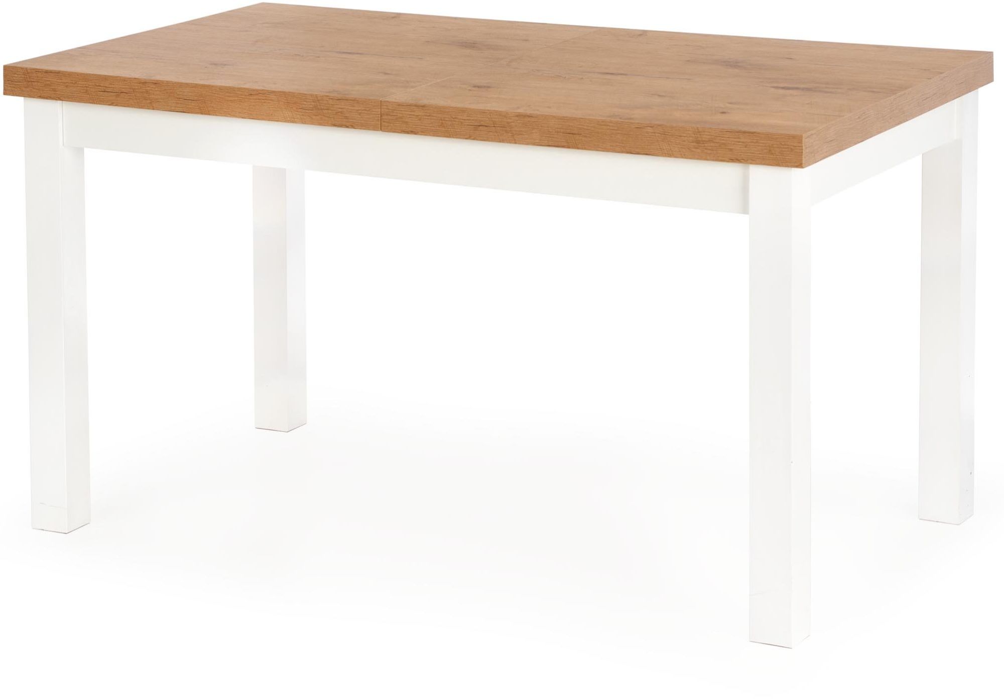 Marit spisebord uttrekkbart 140-220 cm - Hvit/eik Marit spisebord uttrekkbart 140-220 cm - Hvit/eik