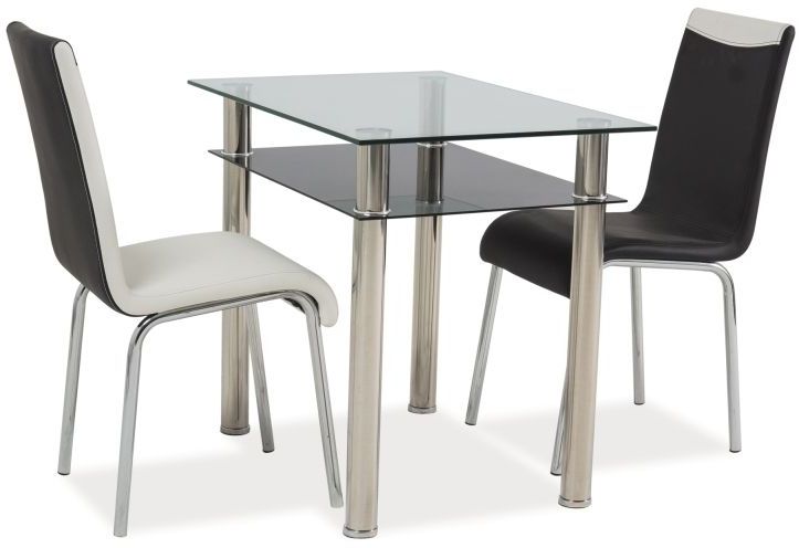 Joslyn 90 cm spisebord - Krom Joslyn 90 cm spisebord - Krom