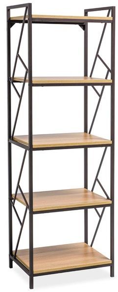 Bokhylla Avianna - Eik/m�rk brun