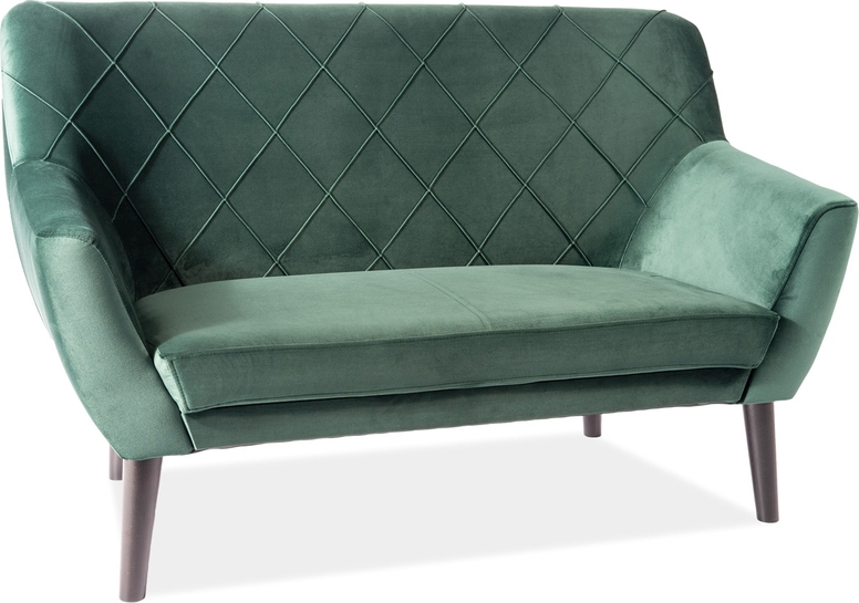 Kier 2-seters sofa - Gr�nn fl�yel