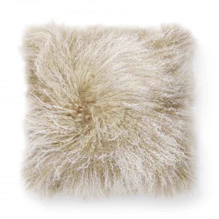 Shansi putevar fåreskinn - Beige/vit Shansi putevar fåreskinn - Beige/vit