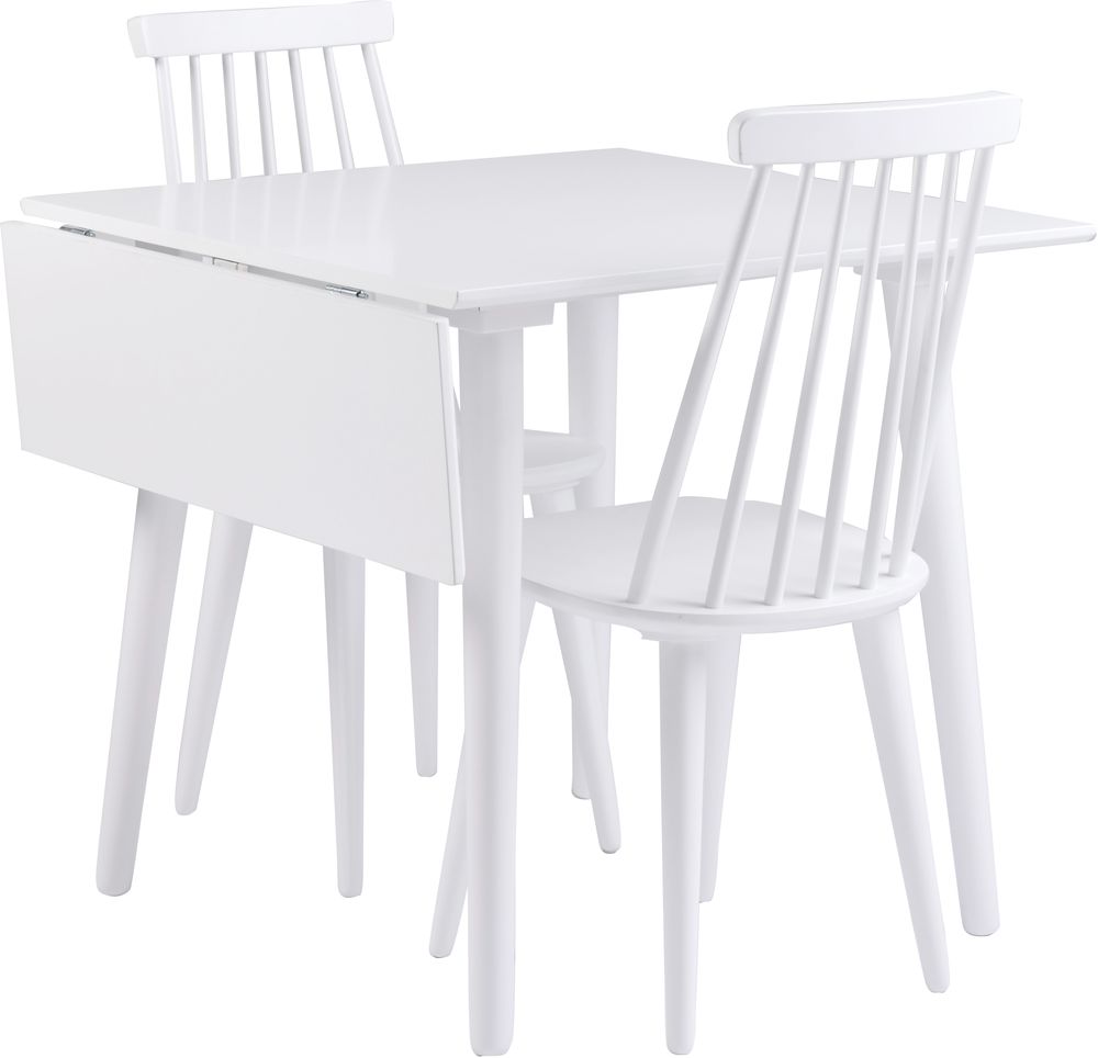 Dalsland klaffebord 80-105 cm - Hvitt Dalsland klaffebord 80-105 cm - Hvitt