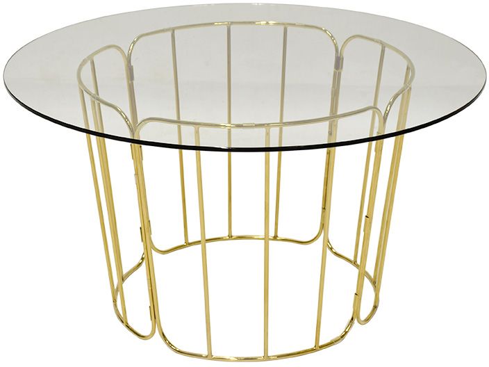 Carrie Sofabord - Glass/messing