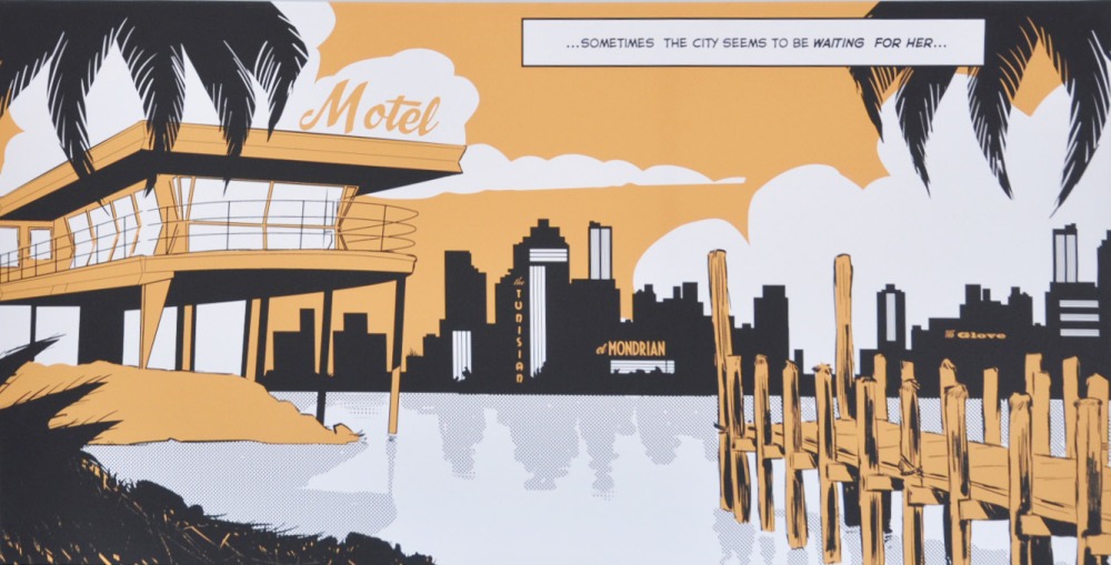 Comic 2 Tavla 120x60 cm - (City)