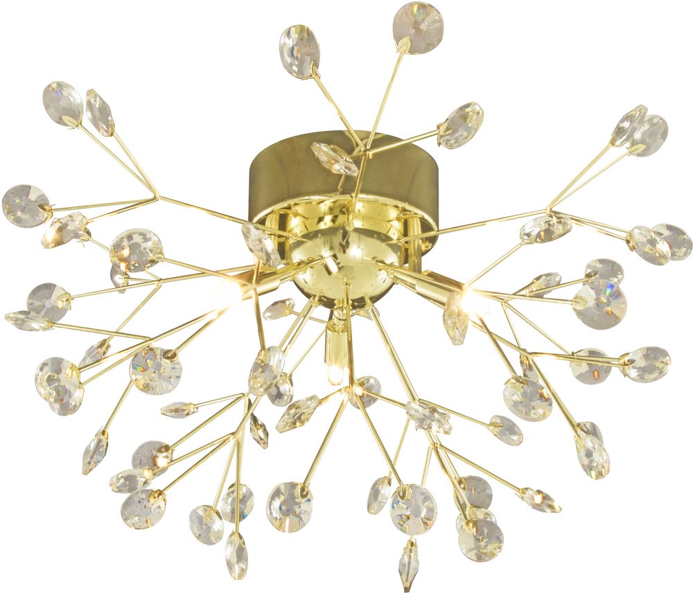 Plafond Viva - Messing/klar