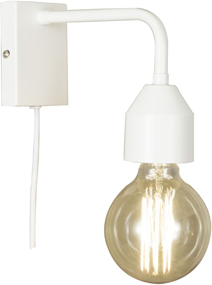 Vegglampe Flynn - Hvit