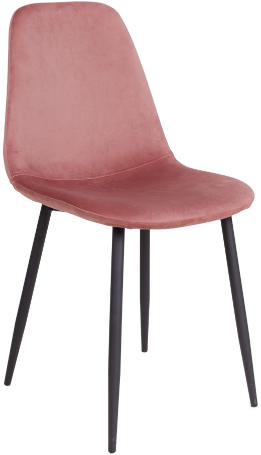Stockholm Spisestol - Rosa/Svart