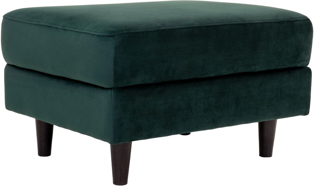 Bologna sittepuff - M�rkegr�nn/Svart