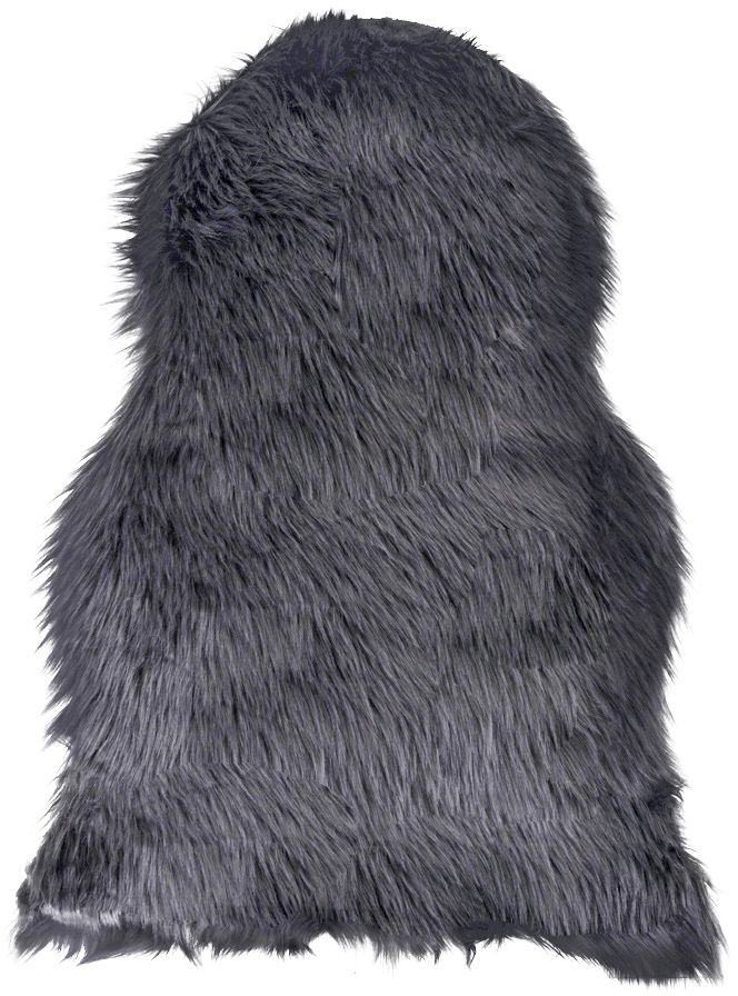 Lammeskinn imitasjon - Grå - 50x85 Lammeskinn imitasjon - Grå - 50x85