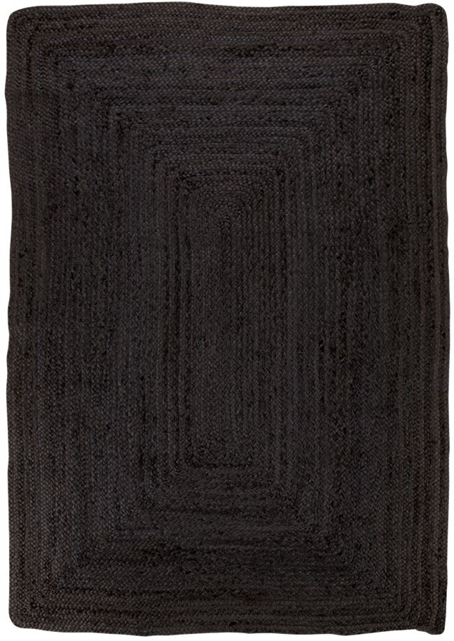 Bombay Teppe - Mørkegrå Jute - 240x180 Bombay Teppe - Mørkegrå Jute - 240x180