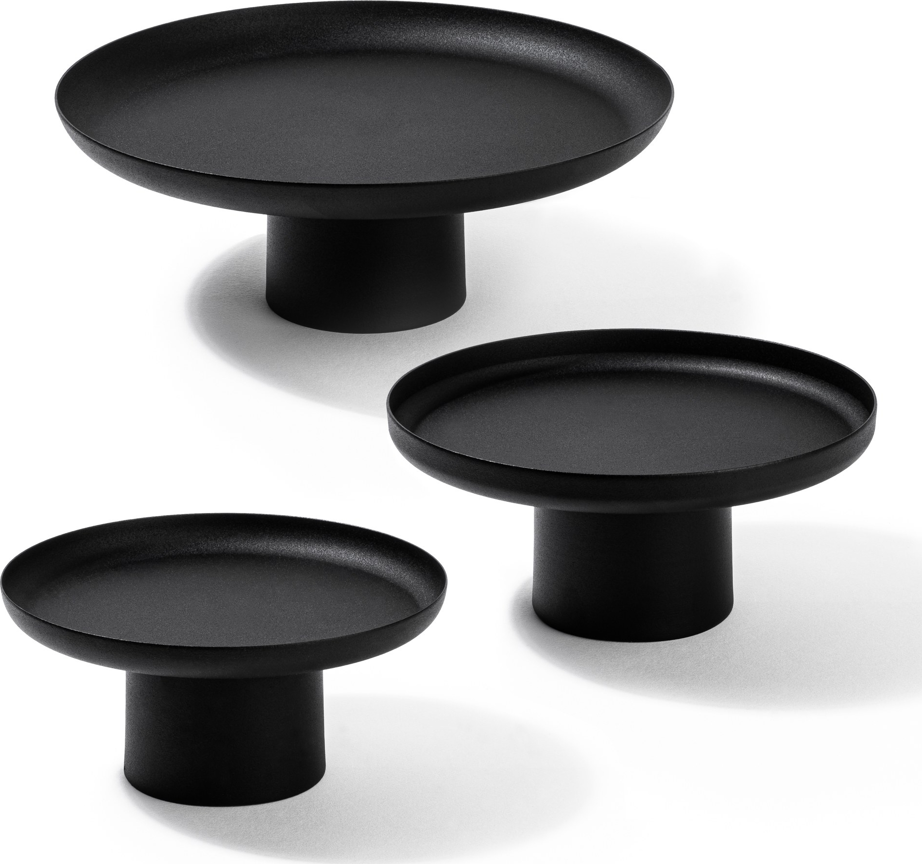 Nisiros dekorativt fat - Svart