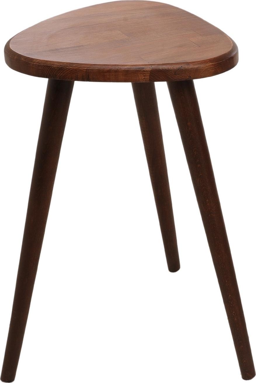 Trident sidebord Ø38 cm - Valnøtt Trident sidebord Ø38 cm - Valnøtt