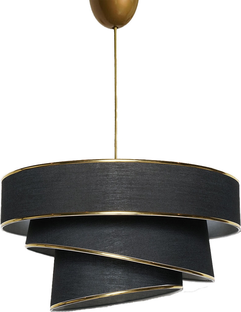 Couper taklampe - Svart/gull