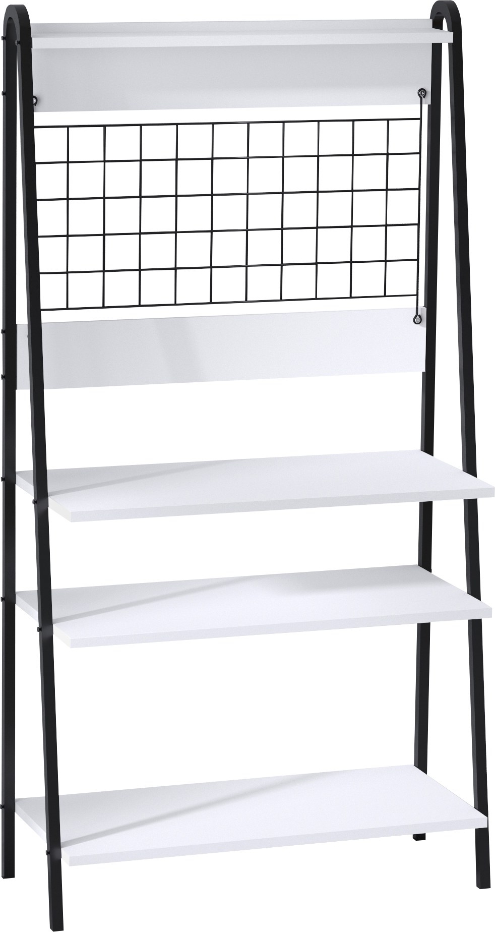 Bienco kj�kkenhylle Hvit/sort