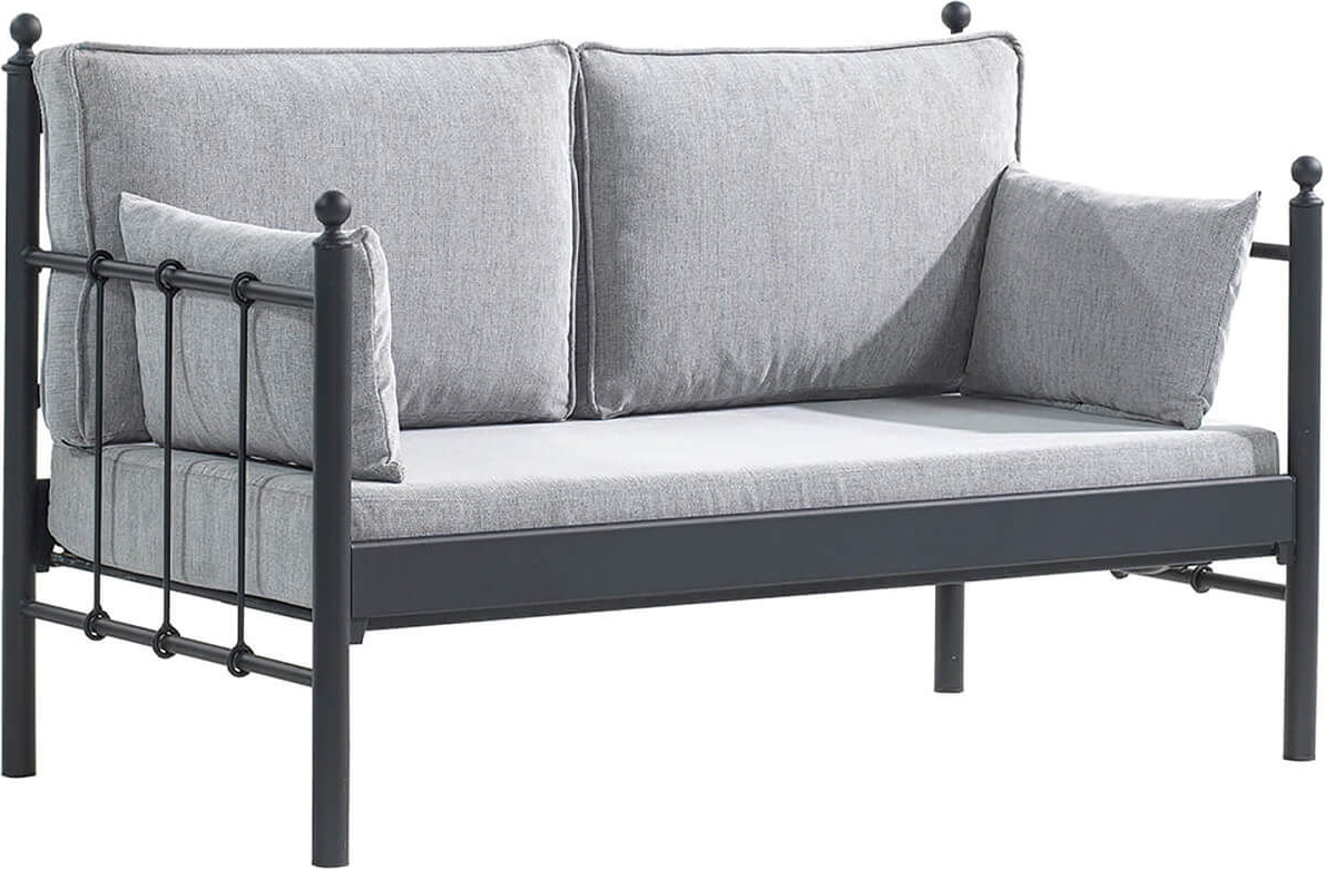 Lala 2-seters utesofa - Svart/r�yk