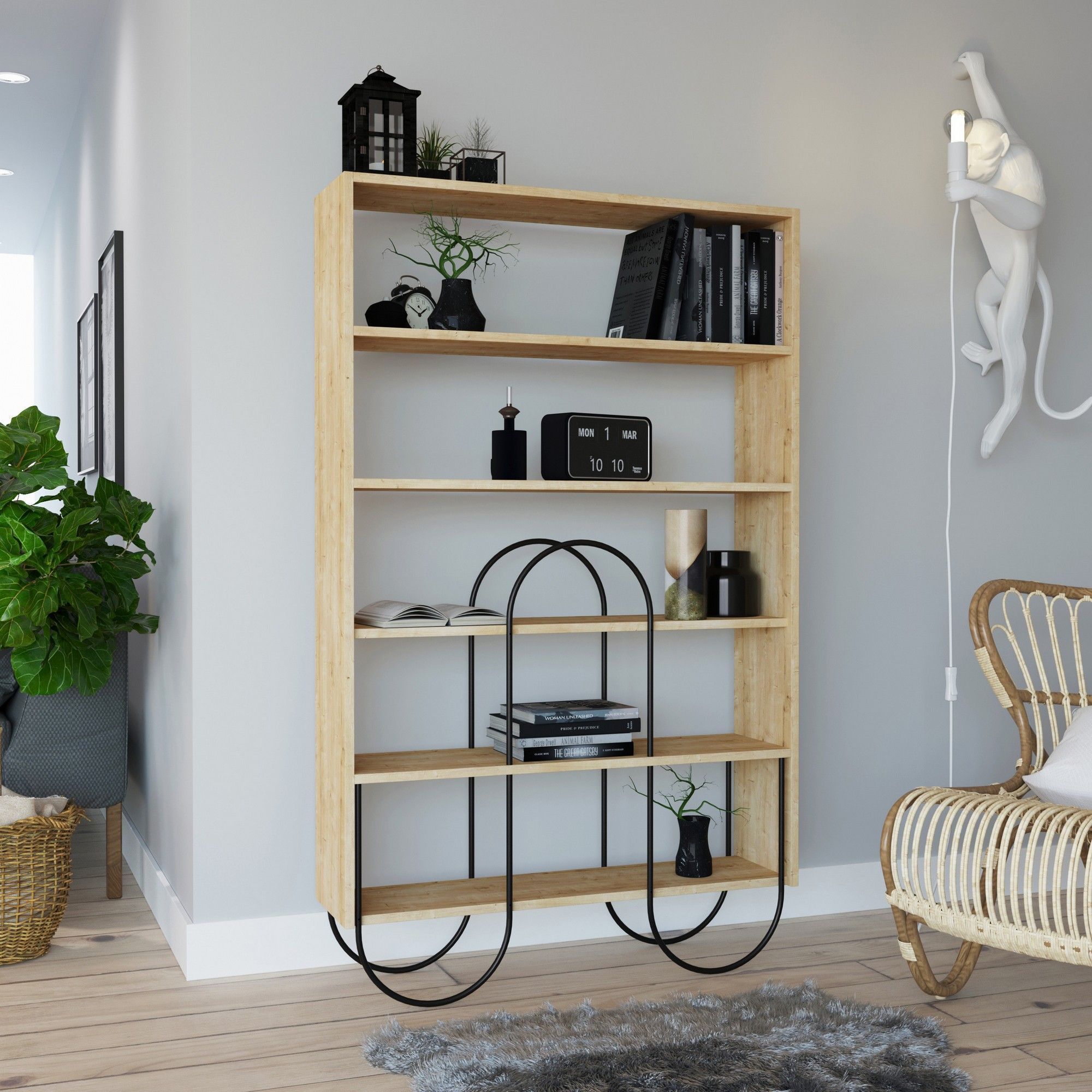 Norfolk bokhylle - Eik Norfolk bokhylle - Eik