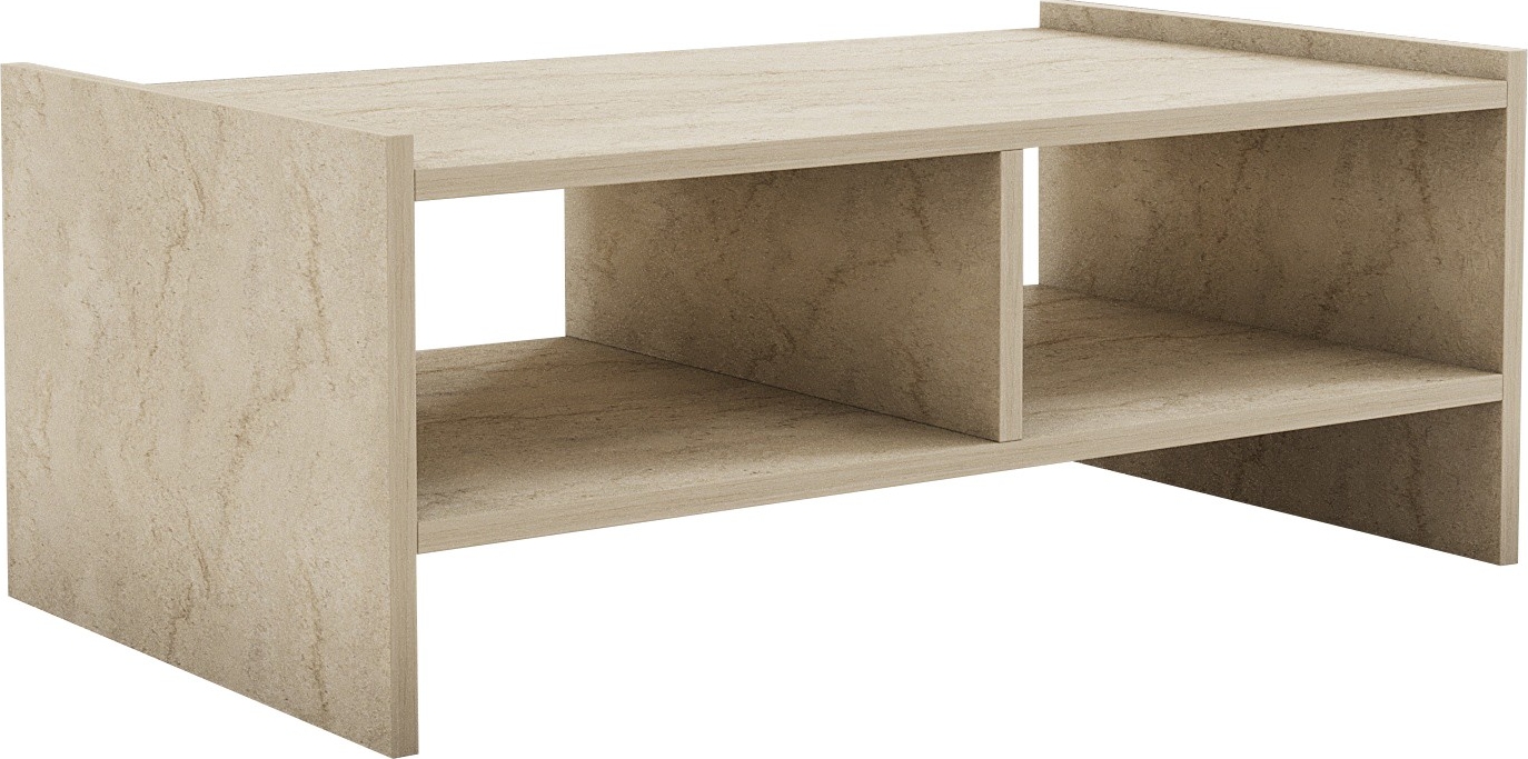 Pera salongbord 90 x 50 cm - Travertin Pera salongbord 90 x 50 cm - Travertin