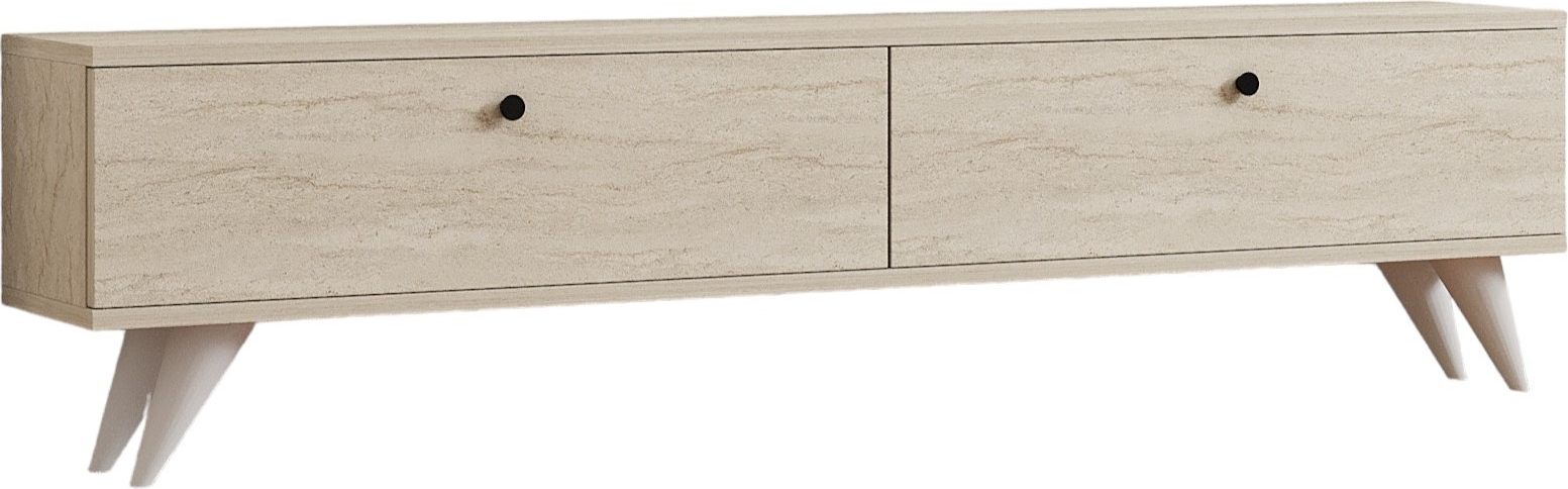 Paris TV-stativ - Travertin Paris TV-stativ - Travertin