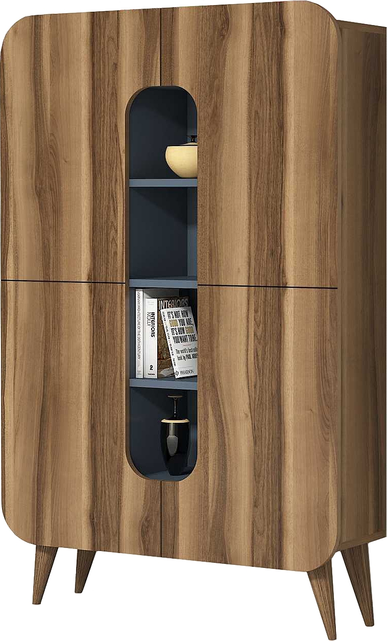 Gruveskap - Valn�tt/bl�tt