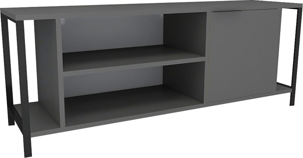 Bond media benk - Antrasitt/sort
