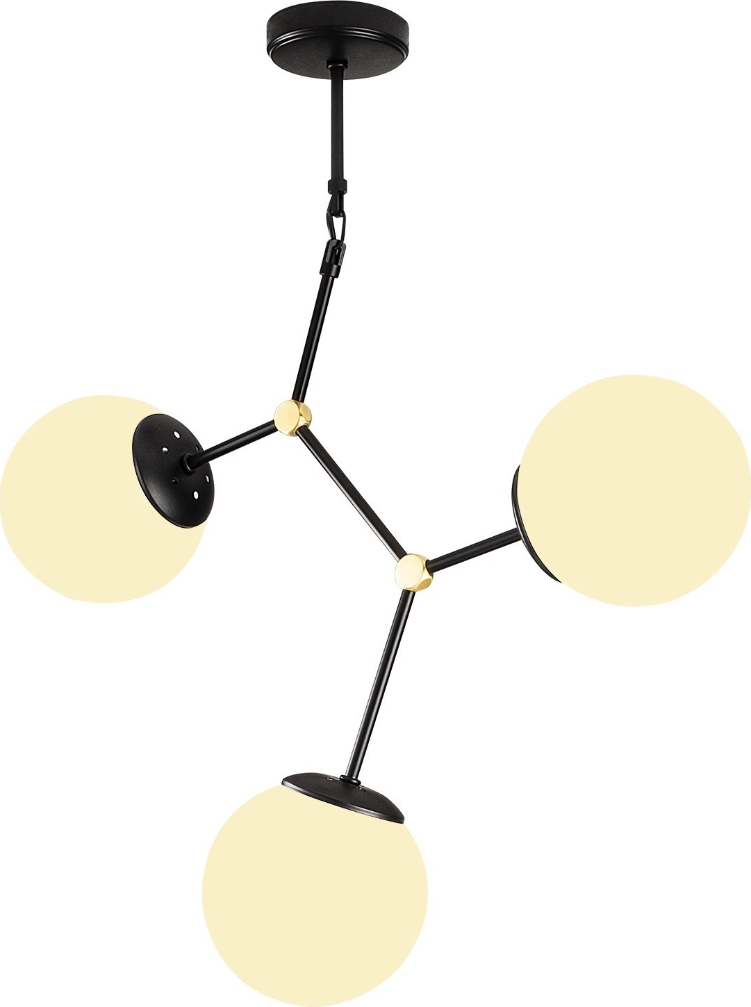 Damar taklampe 6316 - Sort/hvit Damar taklampe 6316 - Sort/hvit