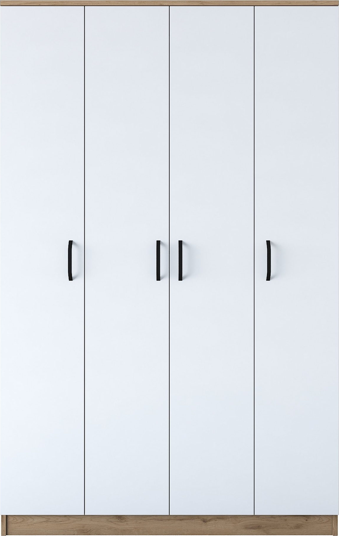 Baden garderobe 16 - Valn�tt/hvit