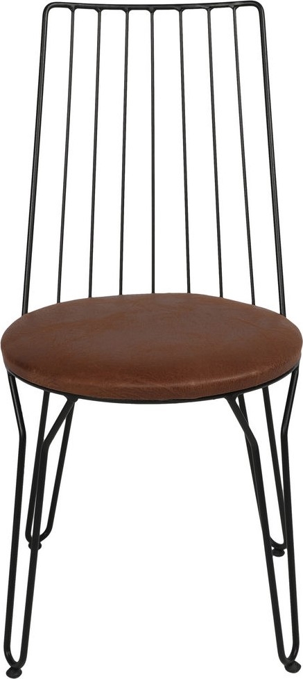 Agda stol - Svart/brun