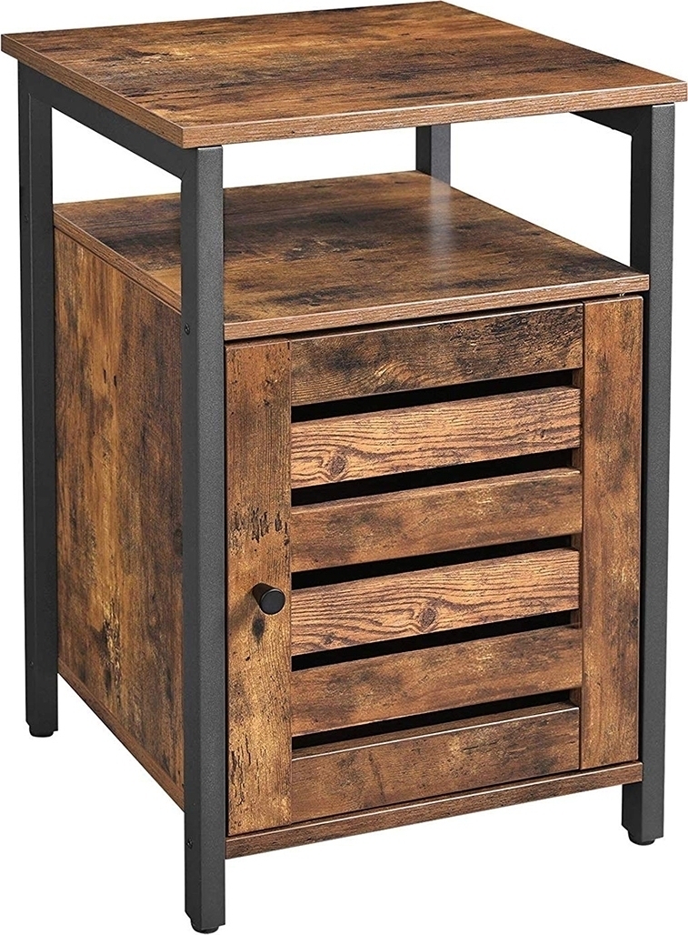 Vilgot nattbord - Brun/svart Vilgot nattbord - Brun/svart