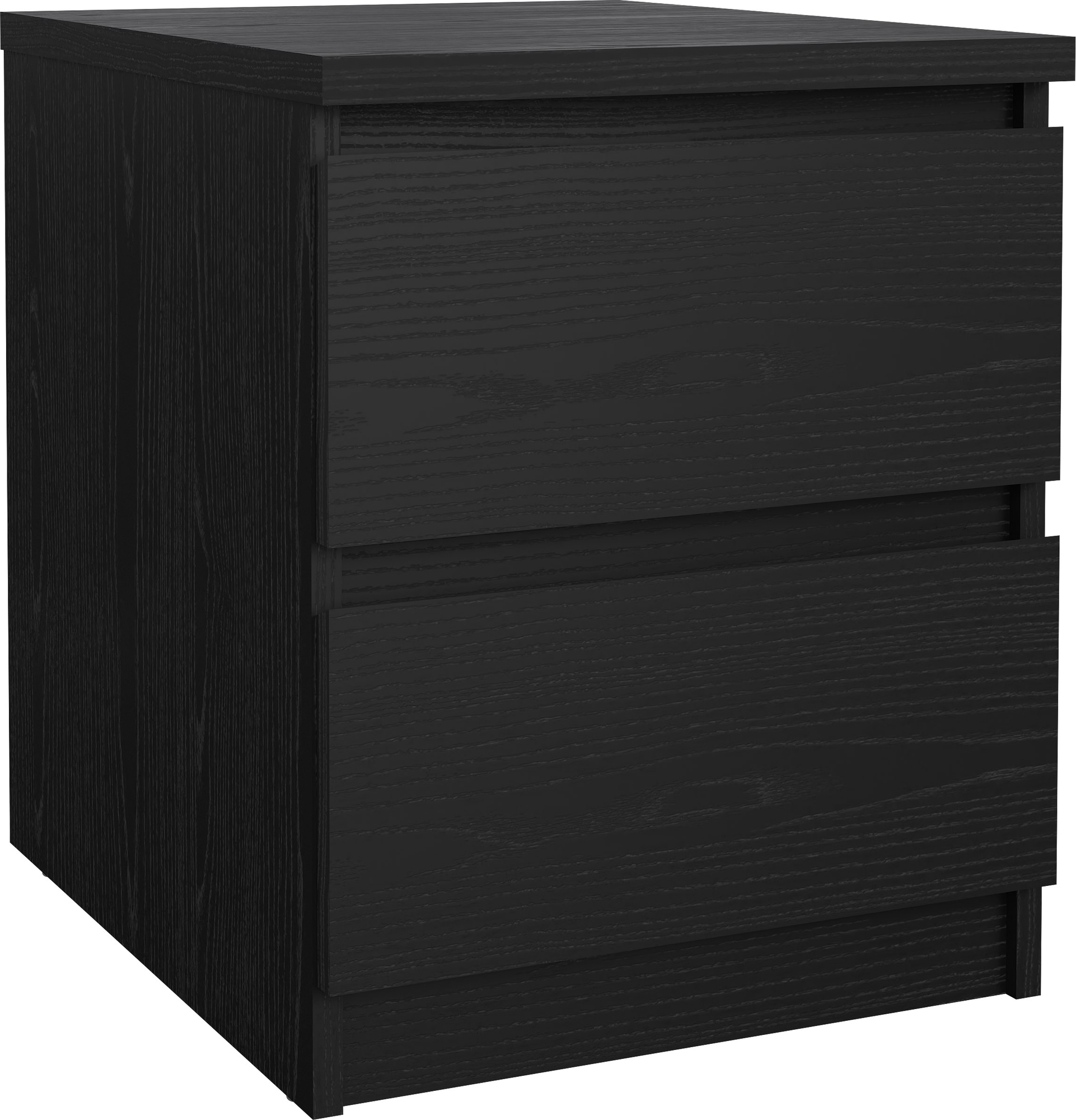 Naia nattbord 2 - Sort ask