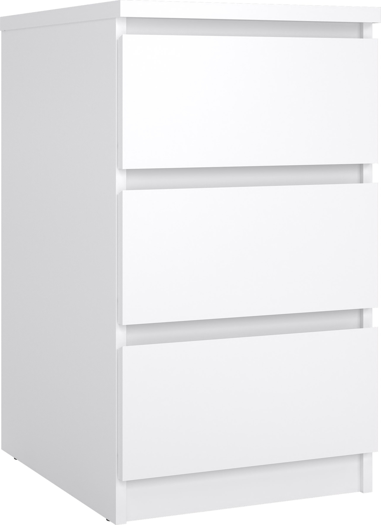 Smal kommode med 3 skuffer, 70 cm høy og 40,5 cm bred Smal kommode med 3 skuffer, 70 cm høy og 40,5 cm bred