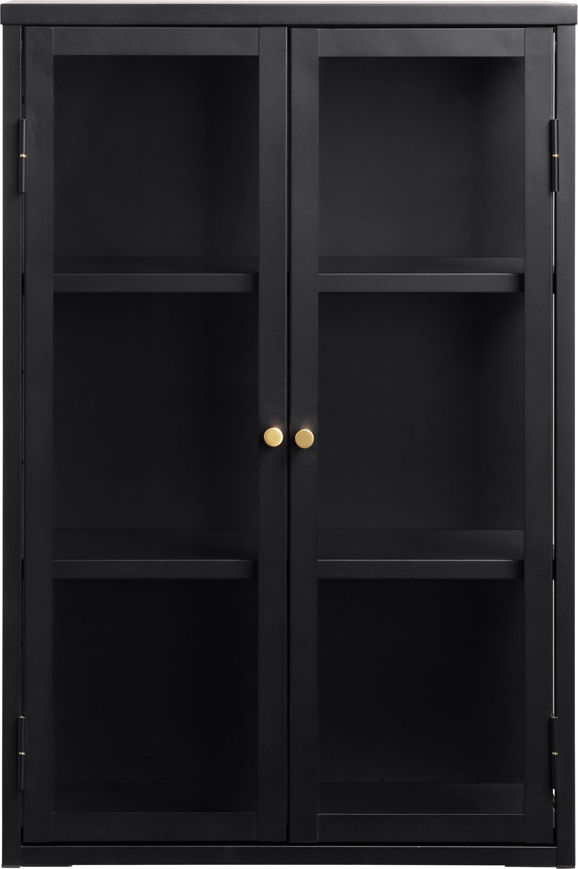 Toddy svart veggskap med dobbel dør H90 cm Toddy svart veggskap med dobbel dør H90 cm