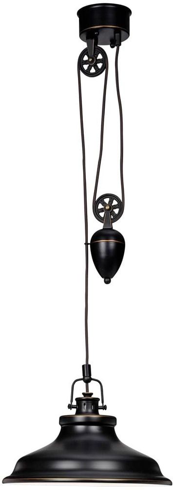 New Haven taklampe - Svart