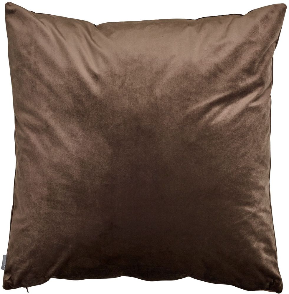 Putevar Fløyel 50x50 cm - Brun