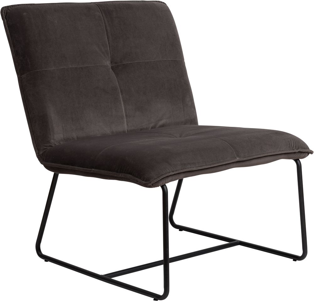 Lova lenestol - Mørkegrå/svart Lova lenestol - Mørkegrå/svart