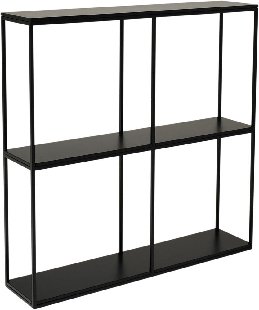 Saladin vegghylle 2x2 - Svart Saladin vegghylle 2x2 - Svart